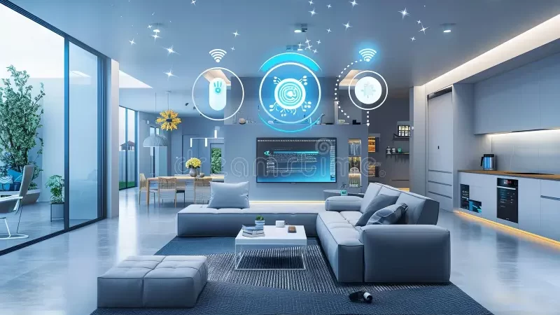 Smart home installation in a modern Florida residence